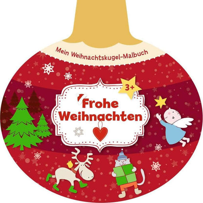 Ravensburger Mein Weihnachtskugel-Malbuch: Frohe Weihnachten