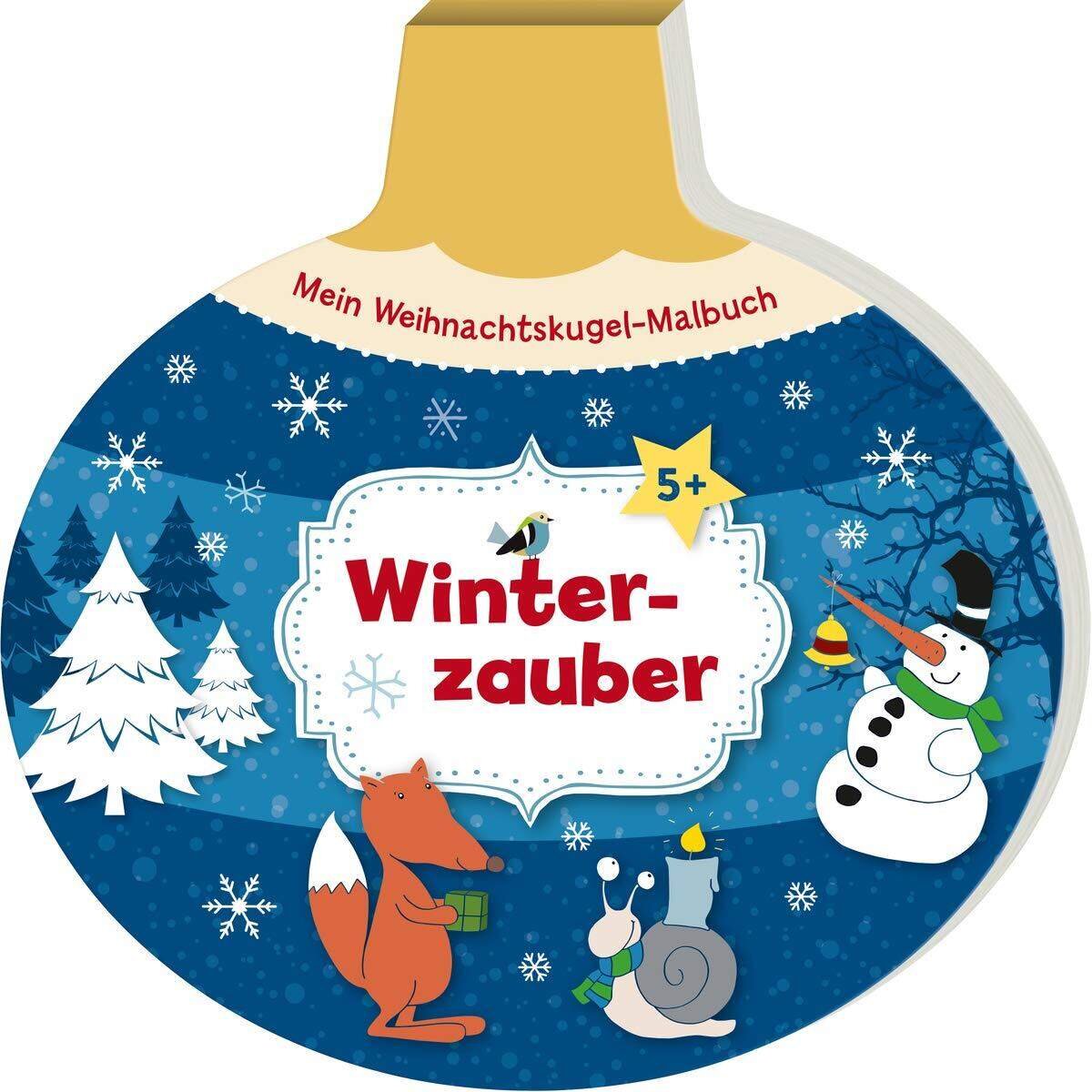 Ravensburger Mein Weihnachtskugel-Malbuch: Winterzauber