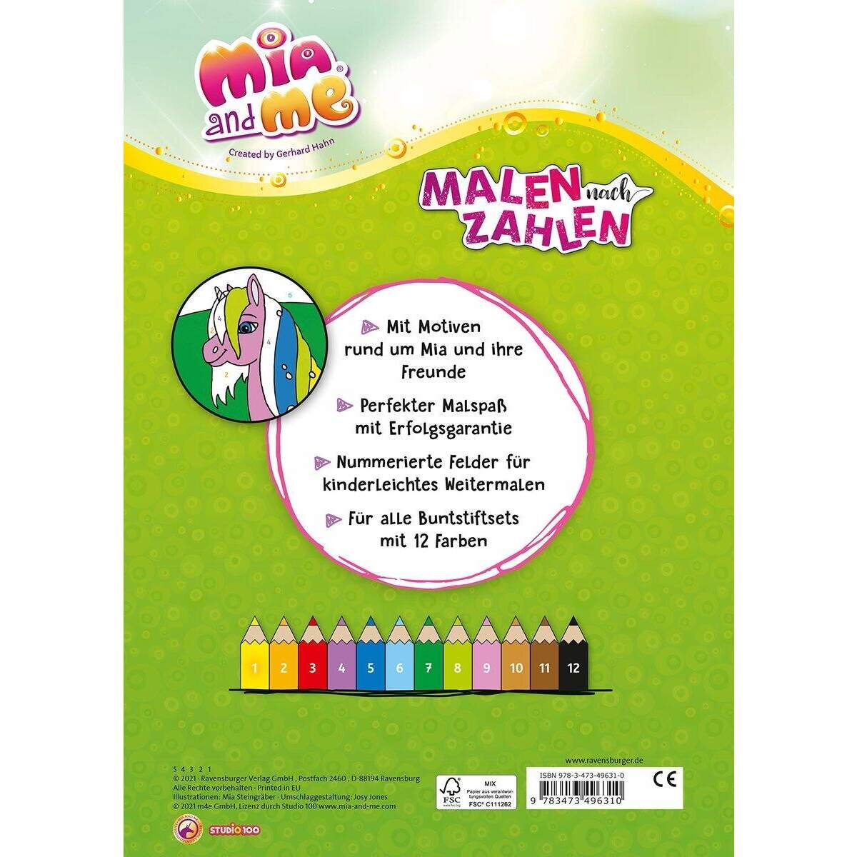 Ravensburger Mia and me: Malen nach Zahlen