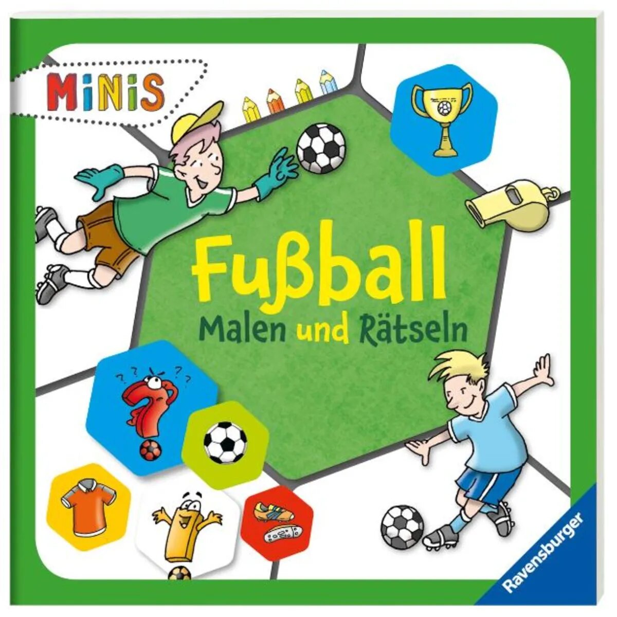 Ravensburger Minis: Fußball - Malen und Rätseln