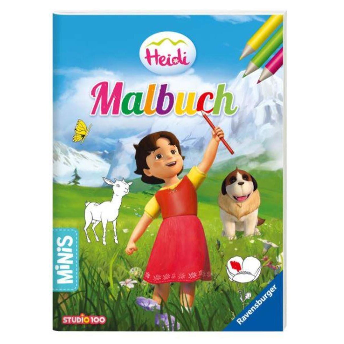 Ravensburger Minis: Heidi Malbuch