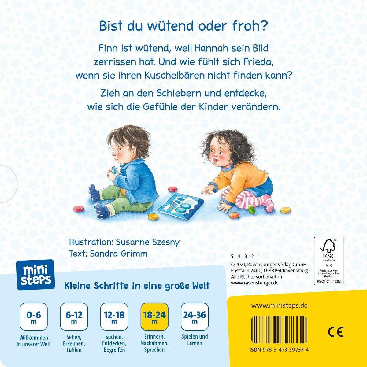 Ravensburger ministeps - Glücklich, traurig, wütend, froh: Ab 18 Monaten