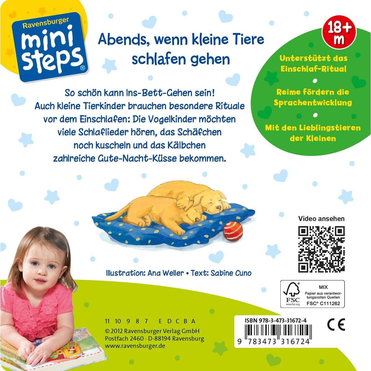 Ravensburger ministeps Abends, wenn kleine Tiere schlafen gehen