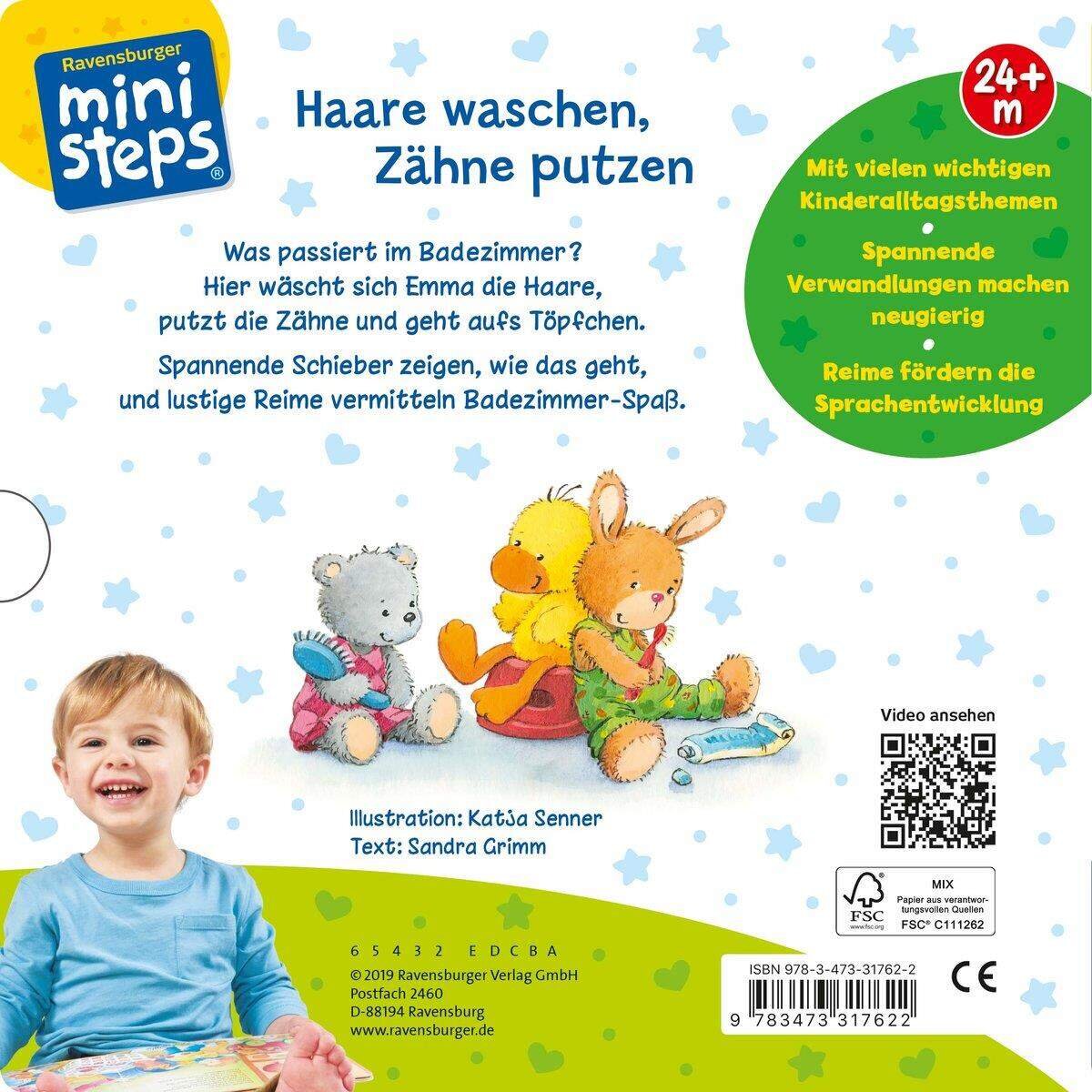 Ravensburger ministeps Haare waschen, Zähne putzen