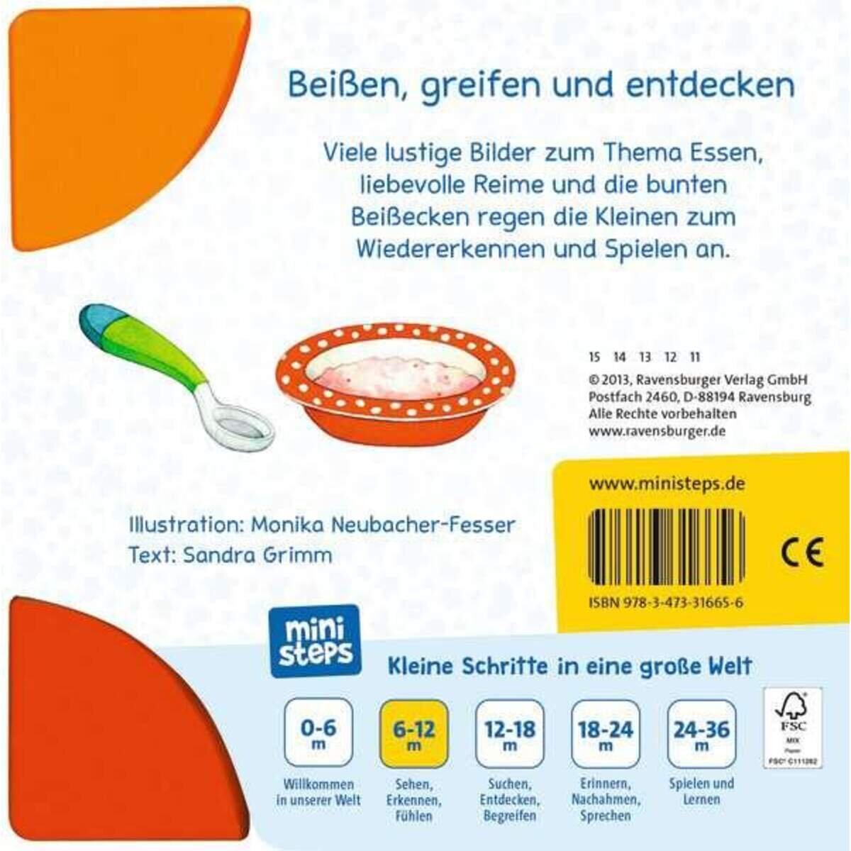 Ravensburger ministeps Mein erstes Buch zum Knabbern und Spielen