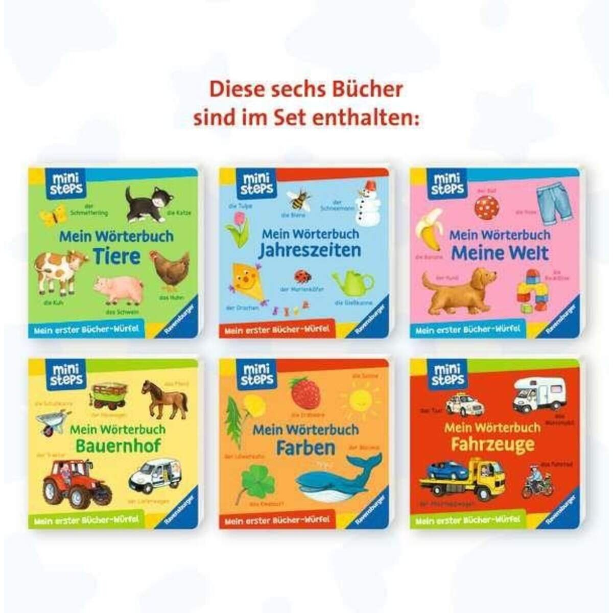 Ravensburger ministeps Meine ersten Wörter (Bücher-würfel)
