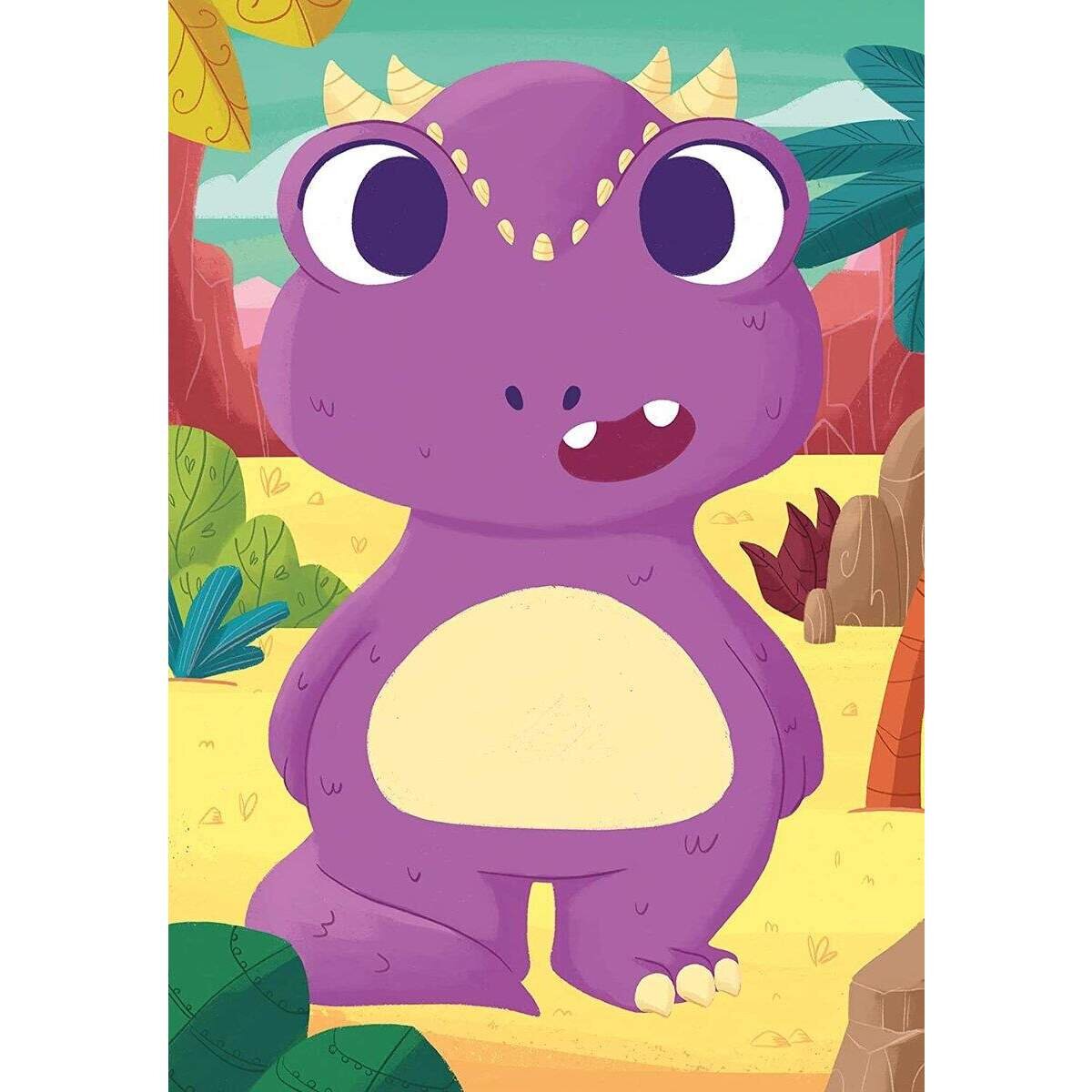 Ravensburger Mix&Match Puzzle - Niedliche Dinos, mit 3x24 Teilen