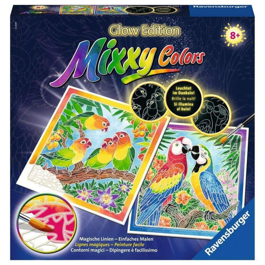 Ravensburger Mixxy Colors Glow Edition Bunte Vogelpärchen 