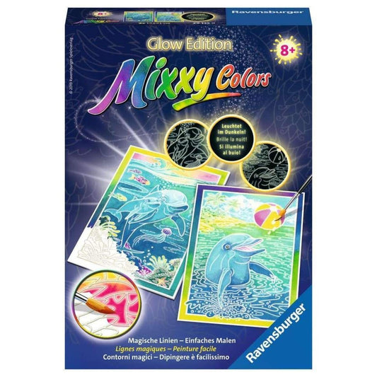 Ravensburger Mixxy Colors Glow Edition Fröhliche Delfine