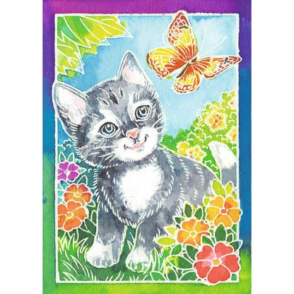 Ravensburger Mixxy Colors Katze und Schmetterling