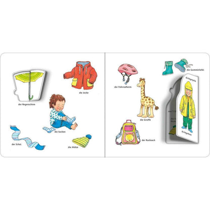 Ravensburger Pappbilderbuch - Klappen-Wörterbuch: Kindergarten