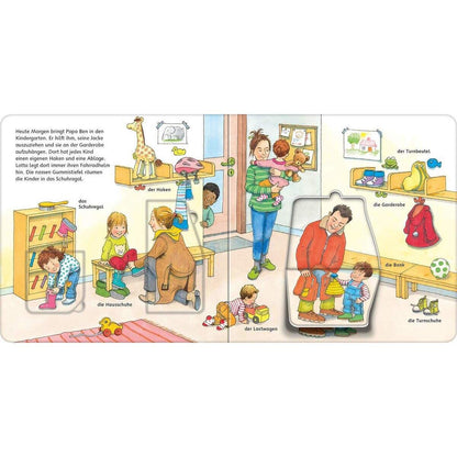 Ravensburger Pappbilderbuch - Klappen-Wörterbuch: Kindergarten