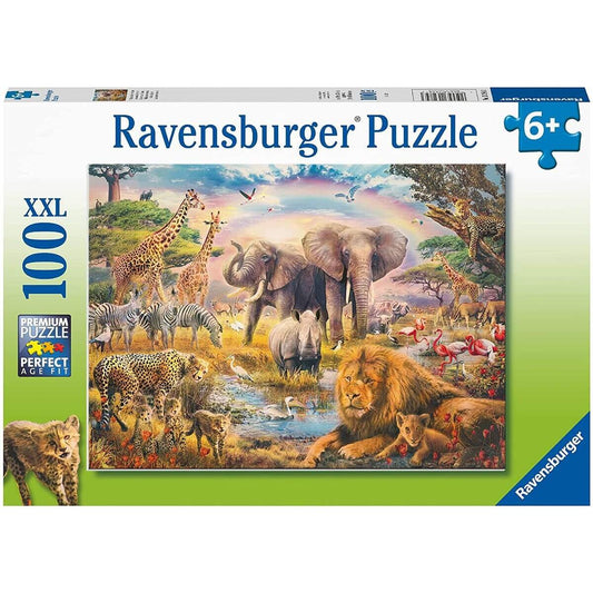 Ravensburger XXL Puzzle - Afrikanische Savanne, 100 Teile