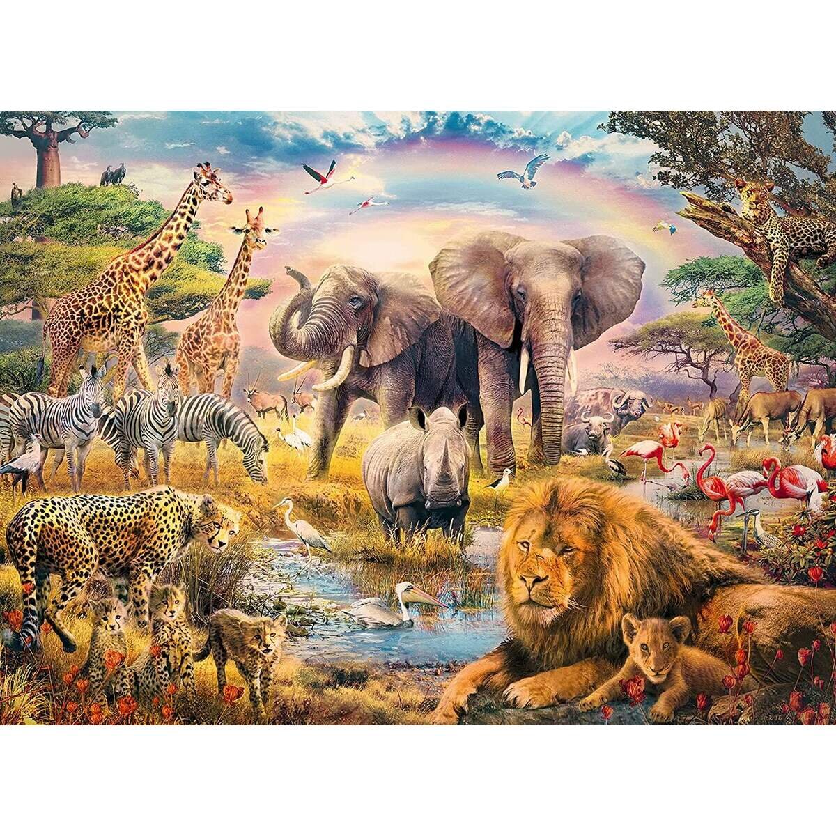 Ravensburger XXL Puzzle - Afrikanische Savanne, 100 Teile