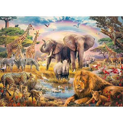 Ravensburger XXL Puzzle - Afrikanische Savanne, 100 Teile