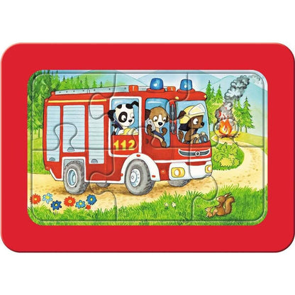 Ravensburger Puzzle - Tiere im Einsatz, 18 Teile