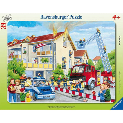 Ravensburger Puzzle Die Feuerwehr rückt aus, 39 Teile