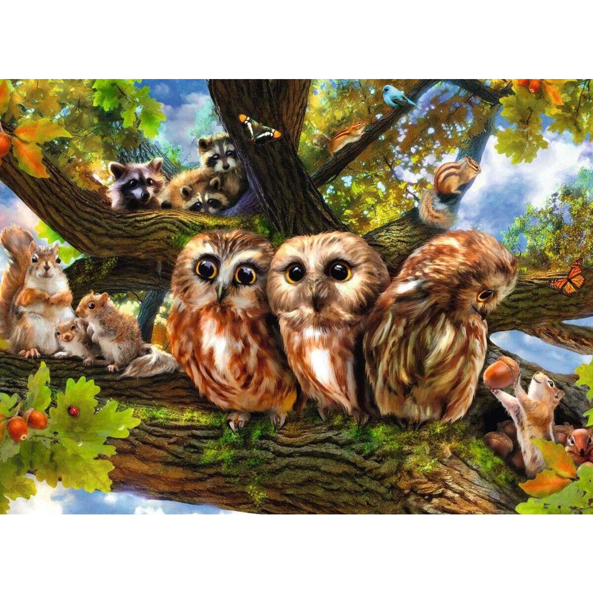 Ravensburger Puzzle Niedliche Eulen 200 Teile