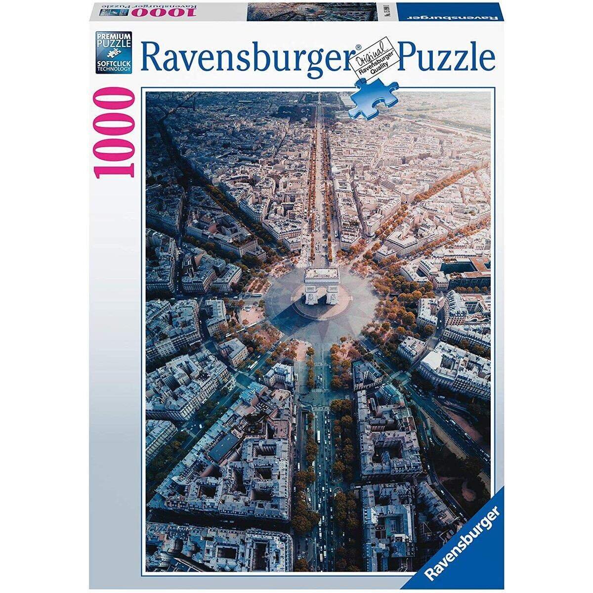 Ravensburger Puzzle Paris von Oben , 1000 Teile