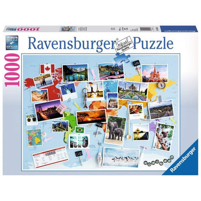 Ravensburger Puzzle Reise um die Welt 1000 Teile