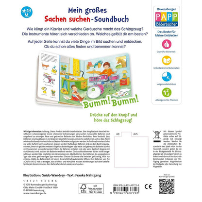 Ravensburger Sachen suchen, Sachen hören: Wir machen Musik