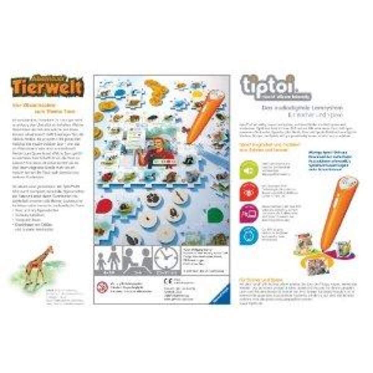Ravensburger tiptoi Abenteuer Tierwelt