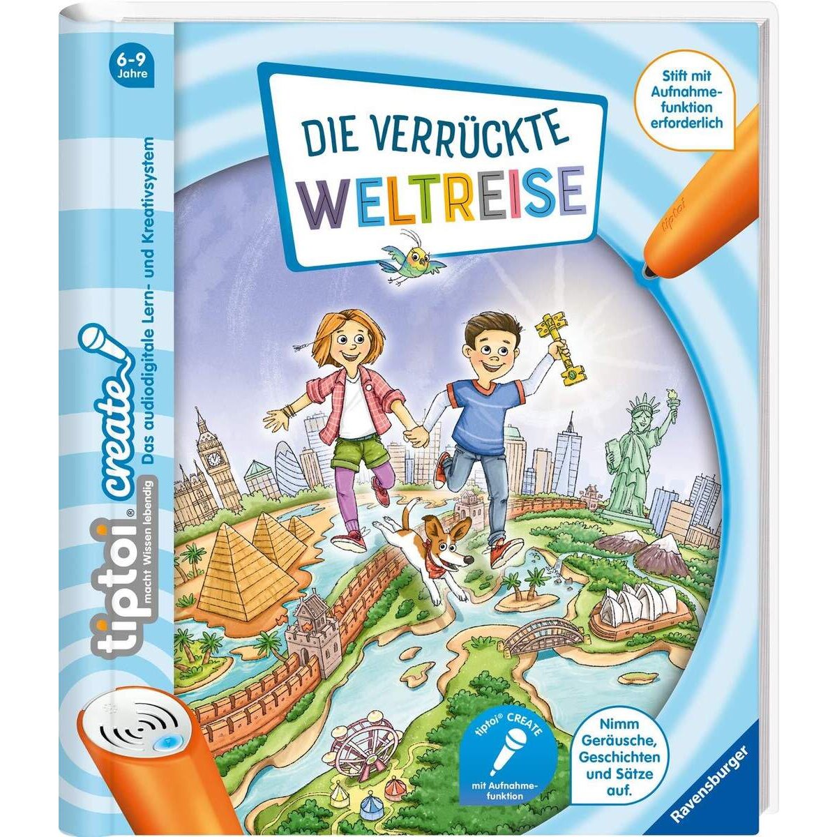 Ravensburger tiptoi® CREATE Die verrückte Weltreise