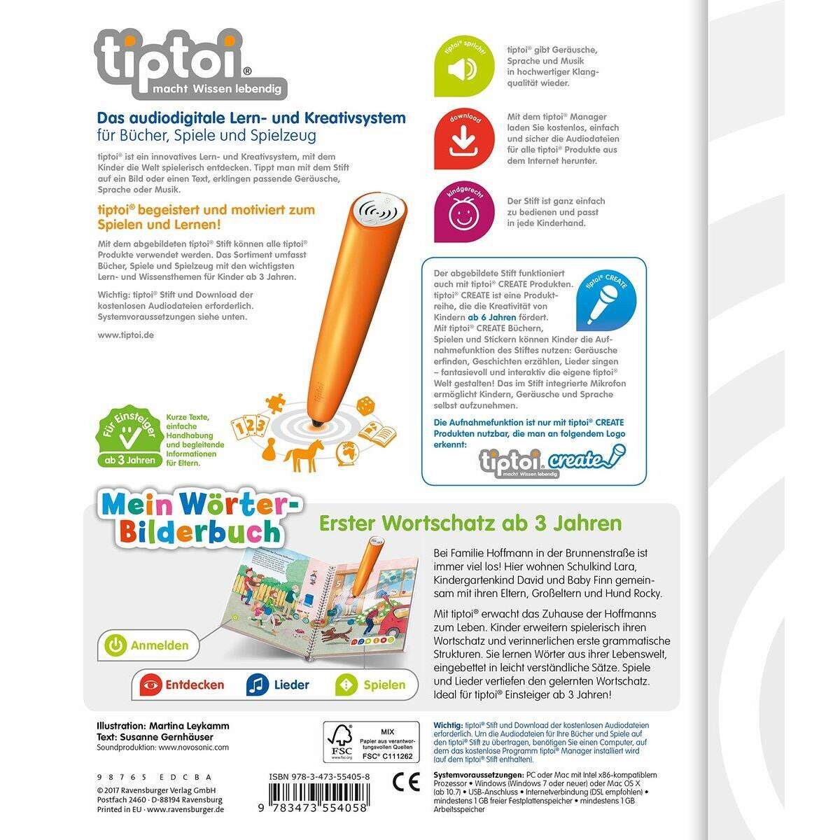 Ravensburger tiptoi® Mein Wörter-Bilderbuch: Unser Zuhause