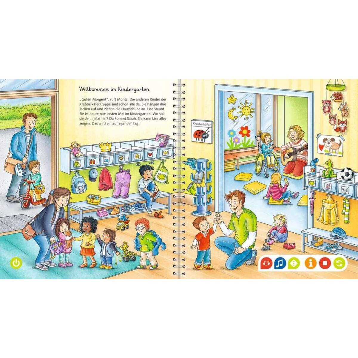Ravensburger tiptoi Mein Wörter-Bilderbuch Kindergarten
