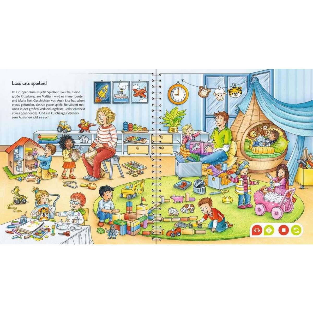 Ravensburger tiptoi Mein Wörter-Bilderbuch Kindergarten