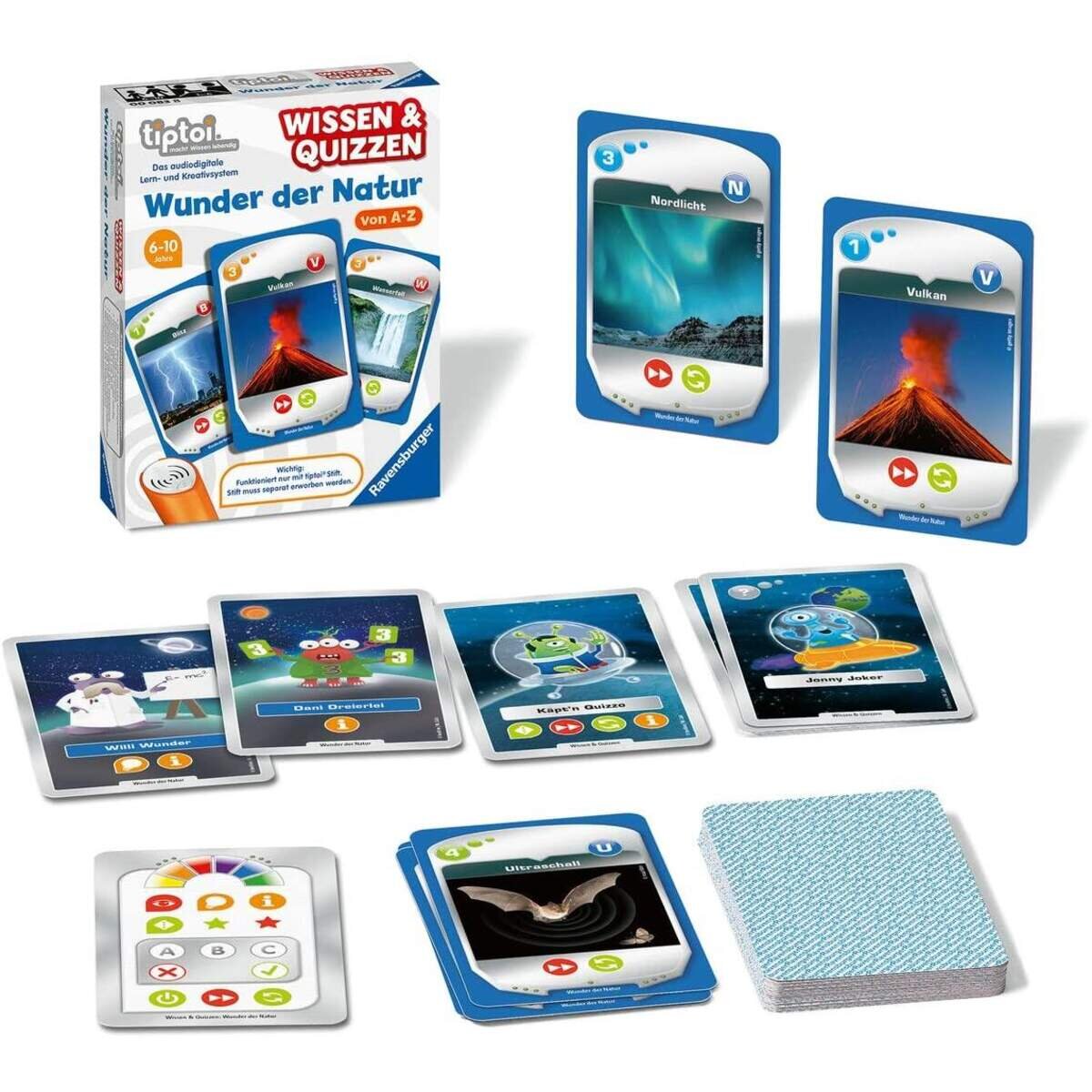Ravensburger tiptoi Wissen & Quizzen - Wunder der Natur