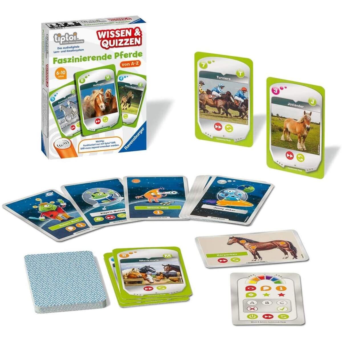 Ravensburger tiptoi Wissen und Quizzen - Faszinierende Pferde