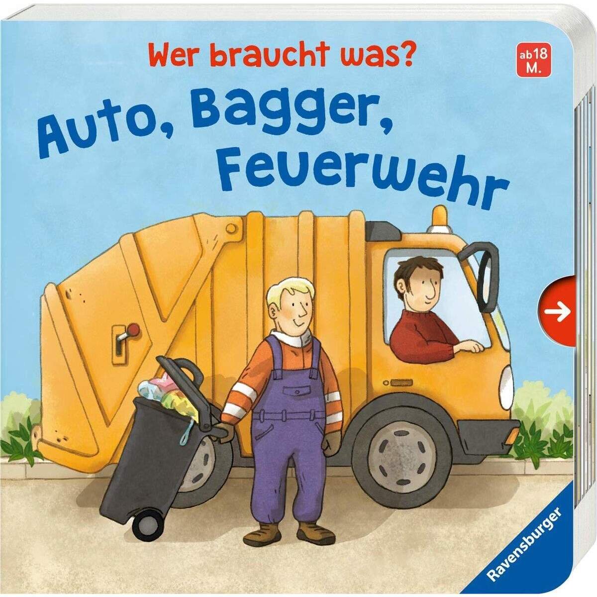 Ravensburger Wer braucht was? Auto, Bagger, Feuerwehr