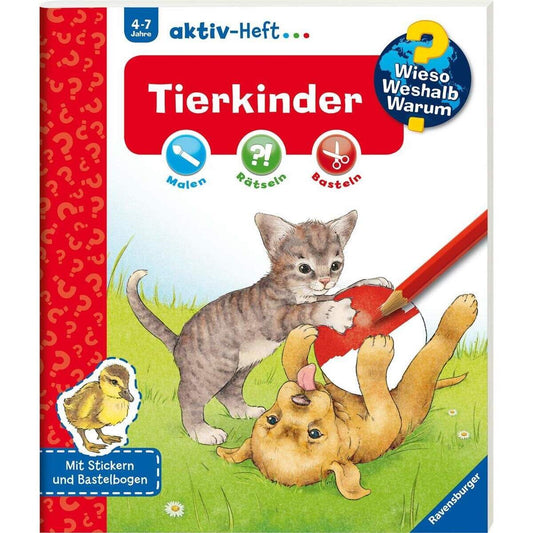 Ravensburger Wieso? Weshalb? Warum? aktiv-Heft - Tierkinder