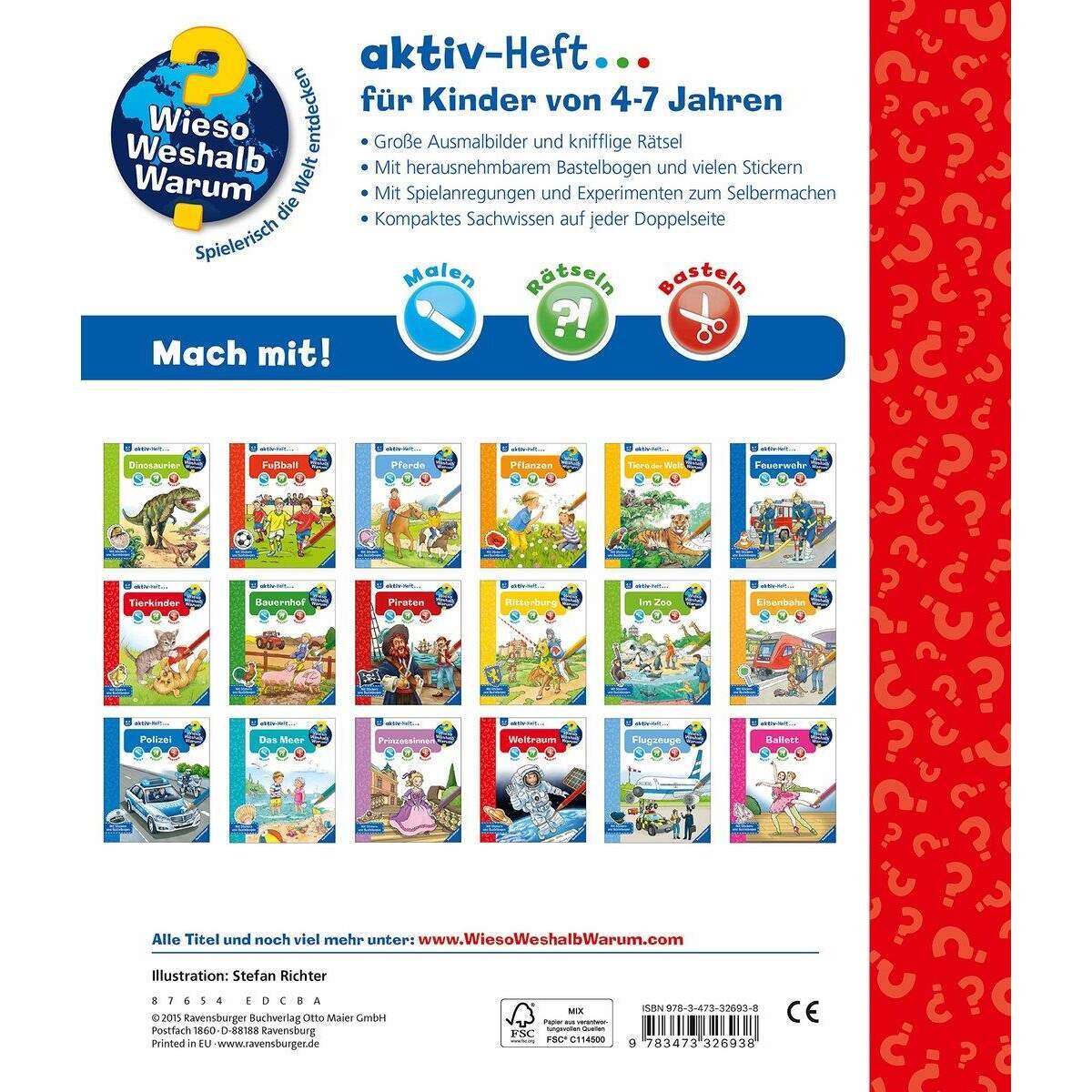 Ravensburger Wieso? Weshalb? Warum? aktiv-Heft - Tierkinder