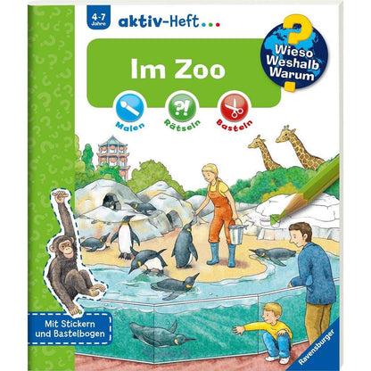 Ravensburger Wieso? Weshalb? Warum? aktiv-Heft - Im Zoo