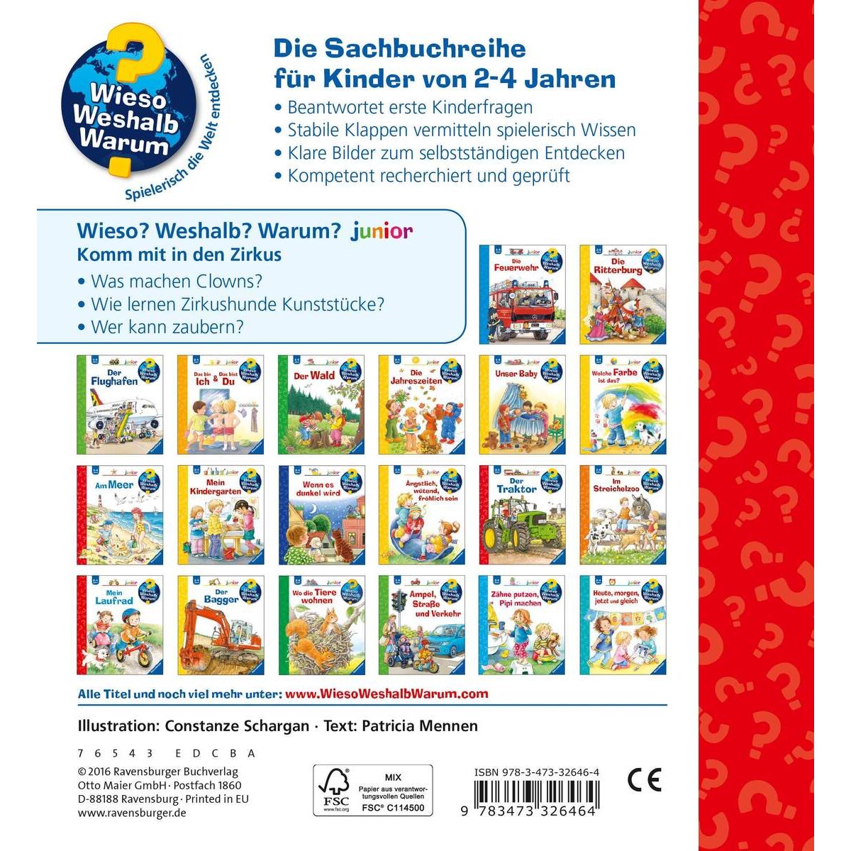 Ravensburger Wieso? Weshalb? Warum? junior, Band 57: Komm mit in den Zirkus
