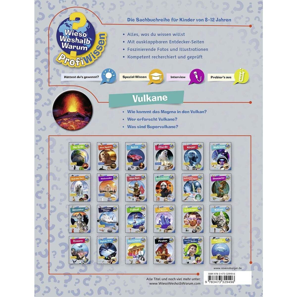 Ravensburger Wieso? Weshalb? Warum? ProfiWissen, Band 25: Vulkane
