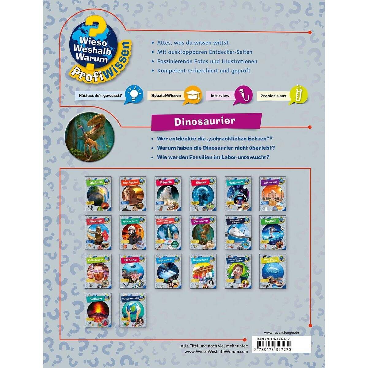 Ravensburger Wieso? Weshalb? Warum? ProfiWissen Band. 12: Dinosaurier