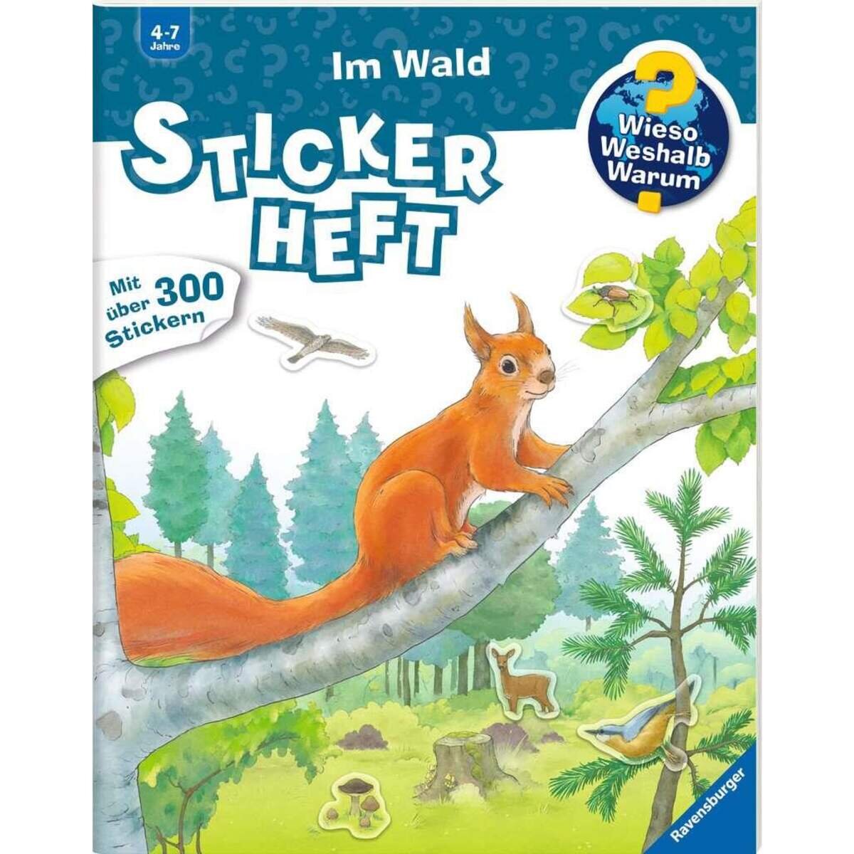 Ravensburger Wieso? Weshalb? Warum? Stickerheft: Im Wald