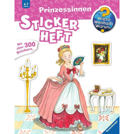 Ravensburger Wieso? Weshalb? Warum? Stickerheft Prinzessinen