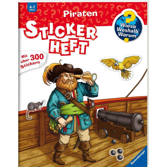 Ravensburger Wieso? Weshalb? Warum? Stickerheft - Piraten