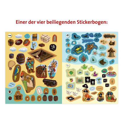 Ravensburger Wieso? Weshalb? Warum? Stickerheft - Piraten