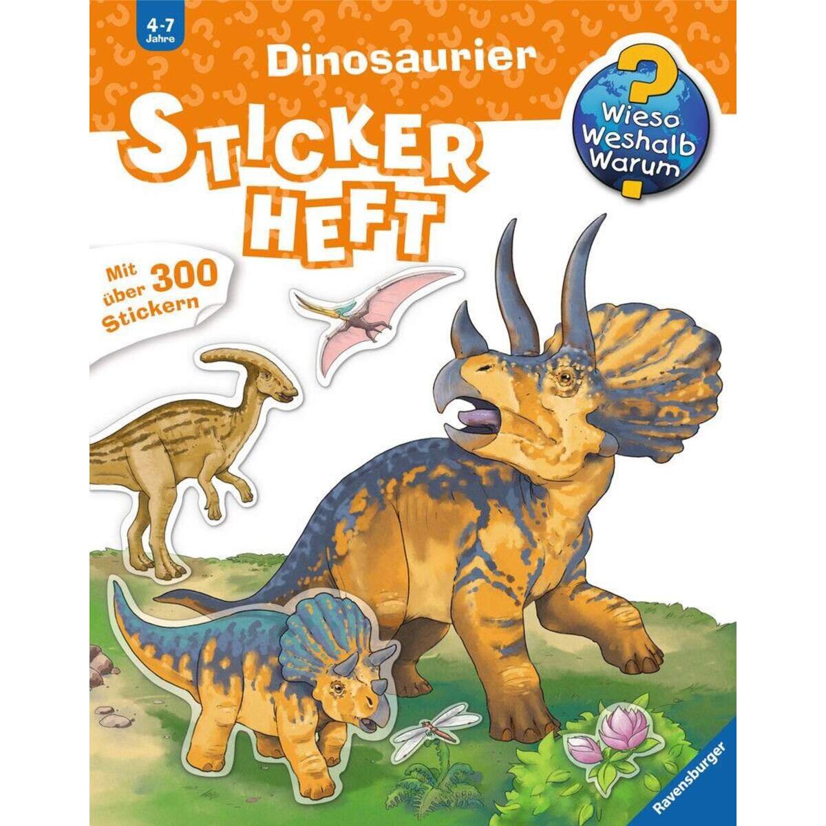 Ravensburger Wieso? Weshalb? Warum? Stickerheft Dinosaurier