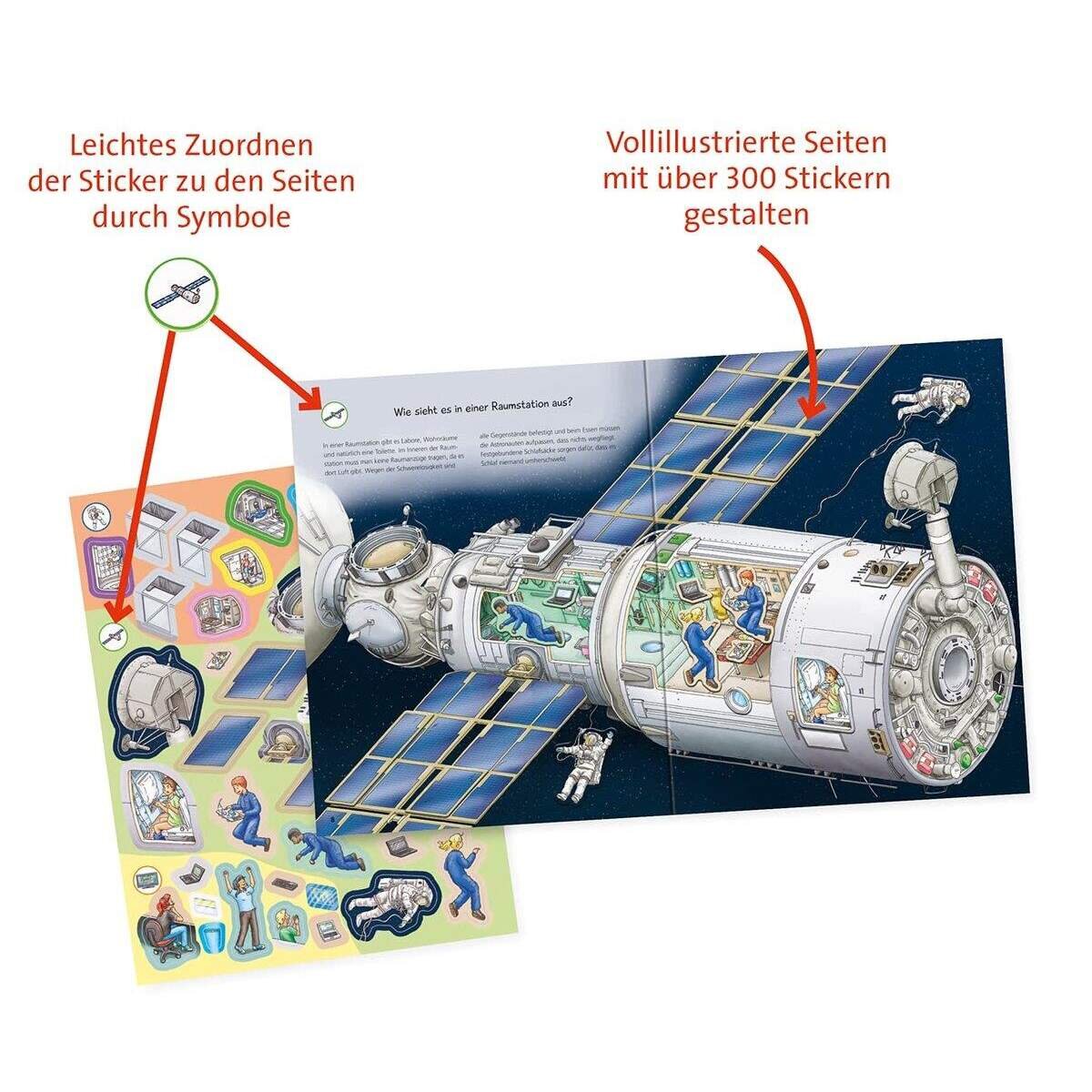 Ravensburger Wieso? Weshalb? Warum? Stickerheft: Weltraum