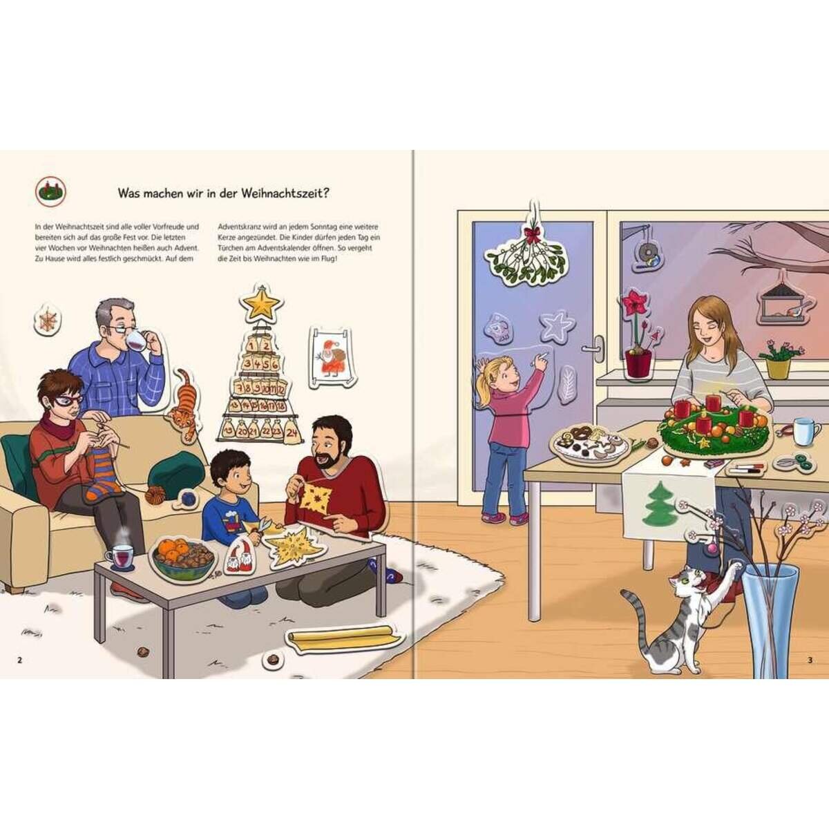 Ravensburger Wieso? Weshalb? Warum? Stickerheft: Weihnachten