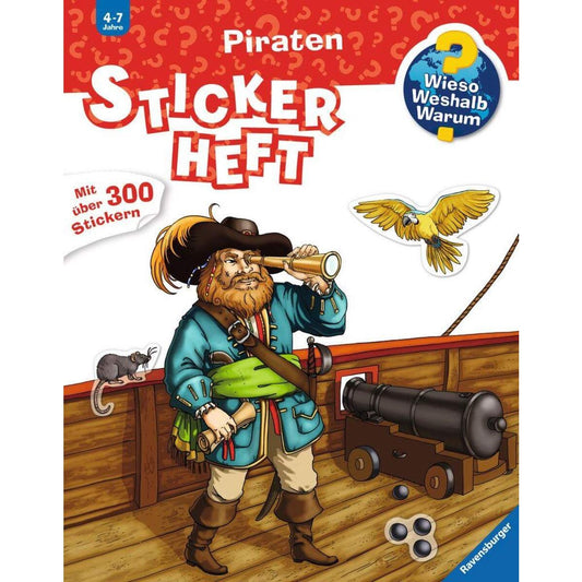 Ravensburger Wieso? Weshalb? Warum? Stickerheft Piraten