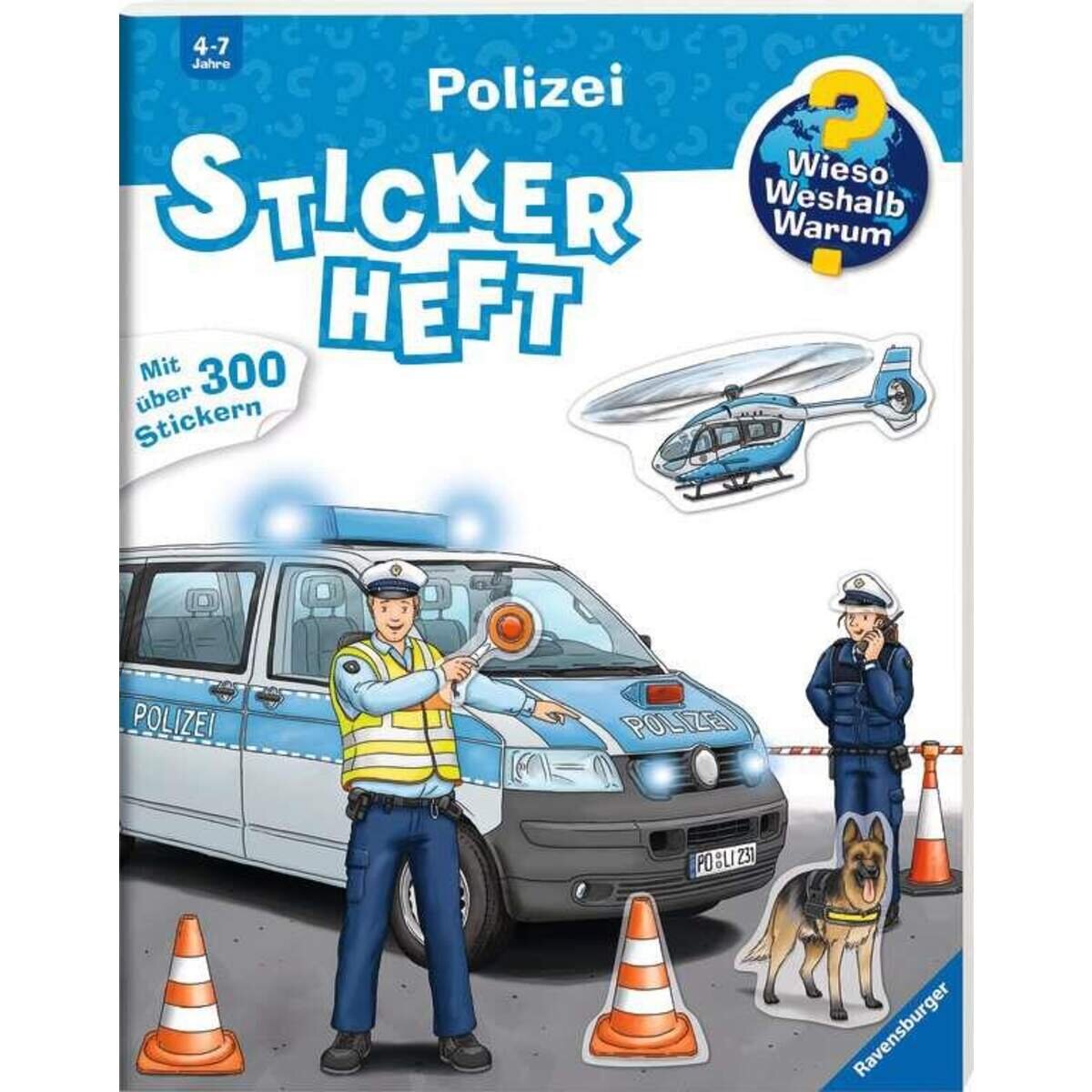 Ravensburger Wieso? Weshalb? Warum? Stickerheft Polizei