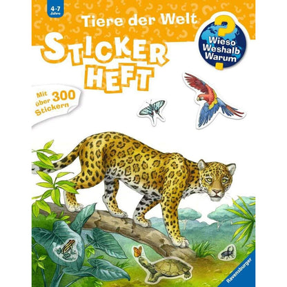 Ravensburger Wieso? Weshalb? Warum? Tiere der Welt - Stickerheft