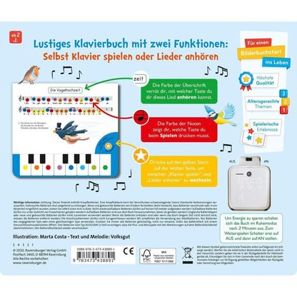 Ravensburger Wir spielen Tierlieder! Klavierbuch